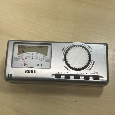 Korg OT-12 Orchestral Tuner Analog Meter Auto/Manual w Mic Input Tested Works