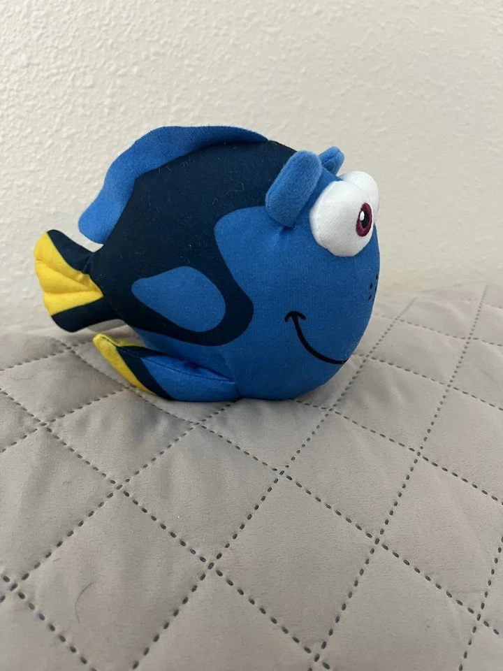 Плюшевая мягкая игрушка-животное Dory Finding Nemo 2016 7 дюймов Disney Pixar рыба синяя - Изображение 3 из 4