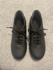 Black Lace up Tap Dance Shoes Size 6