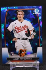 Adley Rutschman #17b 2023 Bowman Chrome Sapphire RC IMAGE VARIATION