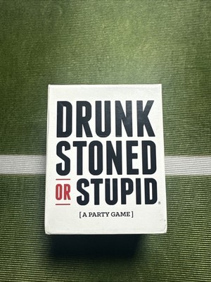 Party Game For Adults - Drunk Stoned Or Stupid - 250 Cards Instruction, Sticker