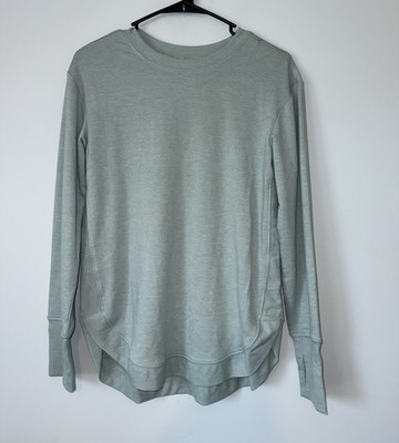RBX Live Life Active Women's Green Solid Crew Neck Pullover Sweatshirt XS/TP