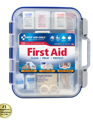 #ad First Aid Only 335 Piece All Purpose First Aid Kit OSHA Compliant $46.70