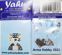 Yahu YMA4917 Hawker Hurricane Mk.Ii 1/48 Instrument Panel