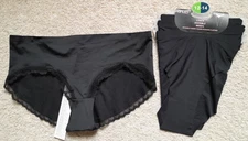 New/Tagged 4 Pairs Ladies Knickers, Black, Size 12 & 12/14