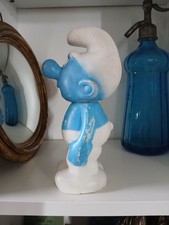 1991 PEYO IMPS Brussels 22 cm SMURF SCHLUMPF SCHTROUMPF Jouet Ancien Shampoo Box