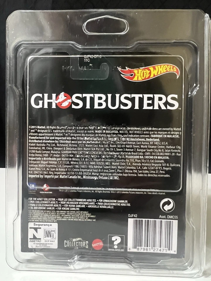 Hot Wheels Ecto-1 Ghostbusters - 2015 entretenimiento retro - NUEVO Foto 3 de 4