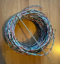 100 feet ~ Bell ~ Lucent ~ Cross Connect Telephone Wire ~ 4Pair / 24 AWG