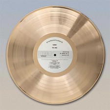 The Who "Tommy"  Gold LP Record wall art