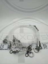 Confezione da 6 guide 300 libbre Jinkai 4 piedi tonno rosso Jig/Morso/Shock SPEDIZIONE GRATUITA