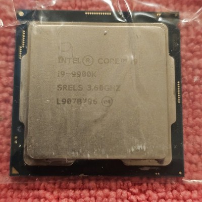【完動品】Intel Core i9-9900K SRELS Intel Core i9-9900K SRELS 3.6GHz 8 Cores 95W LGA1151 CPU i9 9900K