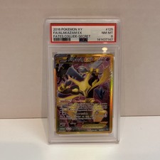 Pokemon Fates Collide Alakazam EX 125/124 Gold Rare Holo Secret Foil PSA 8 on eBay