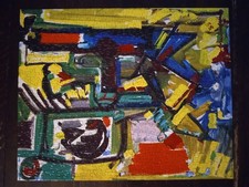 RARE Vintage 1968 Springbok Puzzle "Exuberance" Hans Hofmann 500+ Pcs COMPLETE!