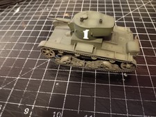 Bolt Action Soviet Russian T-26 Tank 28mm WW2 3d Printed, Masterfully Painted