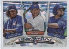 2018 Bowman Atomic Refractor /150 Rowdy Tellez Vladimir Guerrero Jr #TP-TOR 1v3