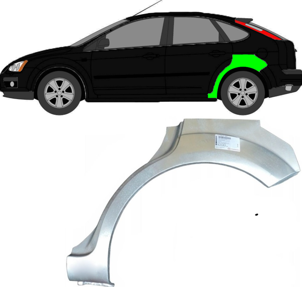 Radlauf FüR Ford Focus MK 2 2004 - 2011 Links-image