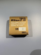 Nikon F3 Focusing Screen Type J RED DOT - ULTRA RARE GREEN FOAM - NOS MINT Boxed