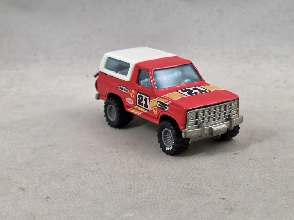 Hot Wheels Real Riders Ford Bronco 1980 ca. 1:58 graue Felgen - Bild 3 von 4
