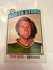 1976-77 Topps Hockey Card Tom Reid Card #123 EX Shape