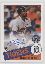 2020 Topps 1985 Topps Baseball Auto Travis Demeritte #85A-TD Auto 0jd0