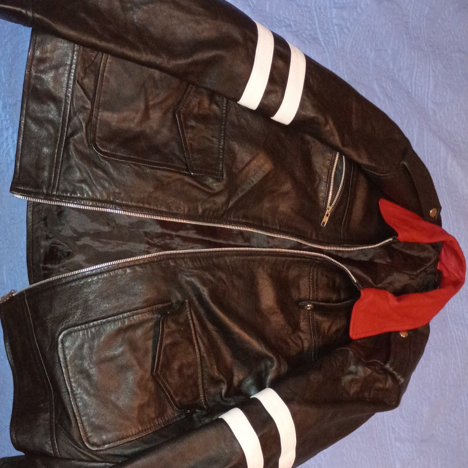 Custom Authentic Leather Jacket With Intricate de… - image 2