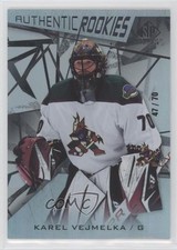 2021-22 Upper Deck SP Game Used Authentic Rookies 47/70 Karel Vejmelka #179 5ui