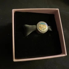 Genuine Pandora State Arizona Exclusive Grand Canyon Button Charm w/box &receipt