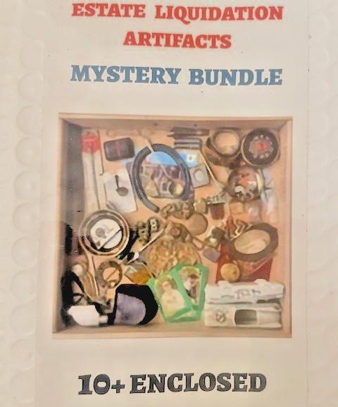 Estate Finds-Mixed smalls: Jewelry, Coins, Stamps, Watch, 10+vintage - lot A2844