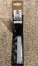 Addi Aluminum Double Points 4in (10cm) 3.0mm Knitting Needles