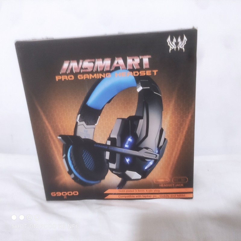 Insmart pro gaming headset PS4/5 XBOX PC usb light brand new
