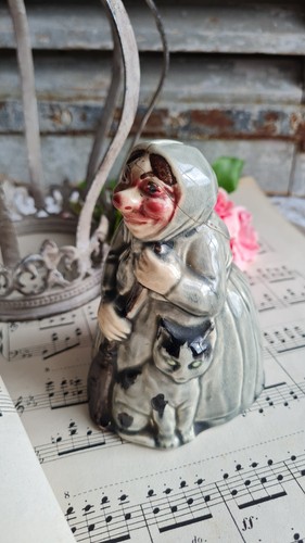 OLD PIGGY BANK SLIPPER ESDEVE THE MOTHER MICHELLE AND HER CAT - Picture 6 of 9