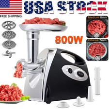 Meat Grinder Electric Heavy Duty Stainless Steel Meat Mincer 3 Grinding Plates