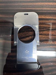 LES FINES LAMES DOUBLE BLADE CIGAR CUTTER LE TAG MONEY CLIP BLACK