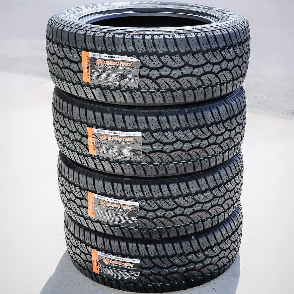 4 Tires Cosmo El Tigre AT 285/55R20 115T A/T All Terrain — 第 3/4 张图片