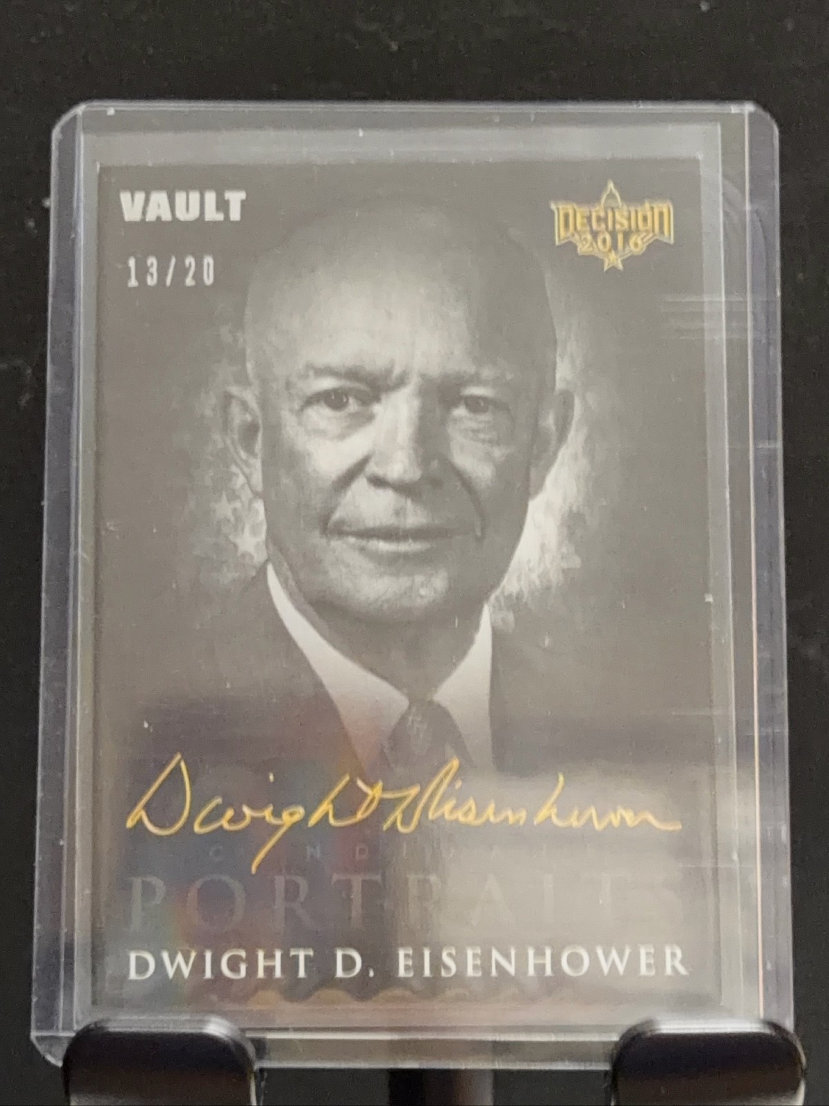 Decision 2016 Candidate Portraits CP34 Trading Card Dwight D. Eisenhower Vault