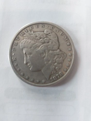 1878-CC Morgan Silver Dollar – Carson City – Good Details, Original Coin