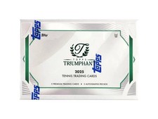 2025 Topps Triumphant Tennis Trading Card Factory Sealed Hobby Box