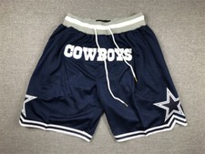 Dallas Cowboys NFL Men Deep Blue Pockets stitched Shorts Size US