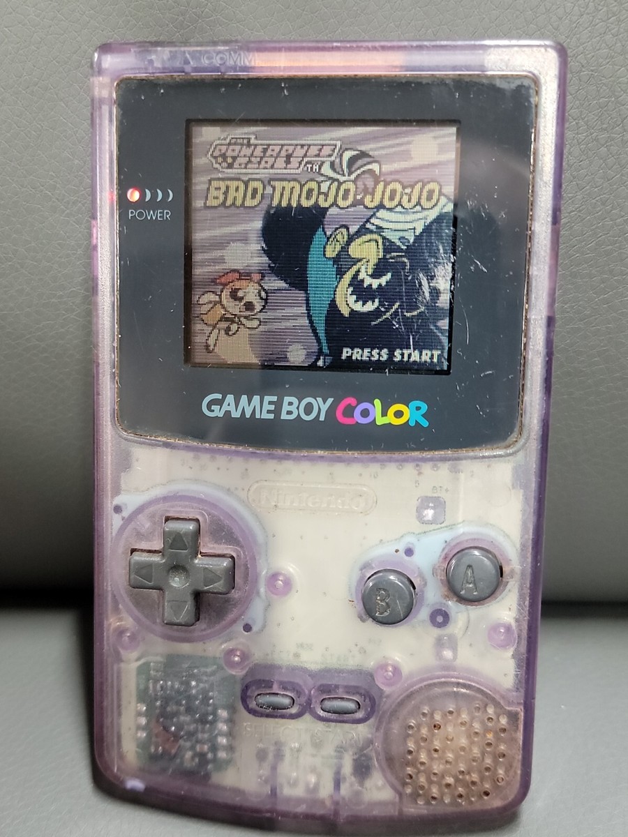Nintendo Game Boy Color Handheld Console Atomic Purple CGB