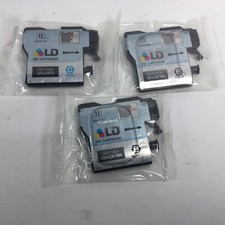 LD-LC61BK Printer Ink Cartridge Lot 2 Black 61BK + 1 Cyan 61C New Sealed