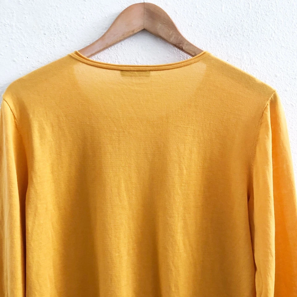 LAFAYETTE 148 New York 100% Cotton Long Sleeve Cardigan No Size Tag Check Measur - Image 3 of 4