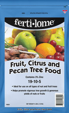 Fertilome Fruit Citrus and Pecan Tree Food 19-10-5 + zinc fertilizer 4 lb