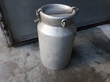 CONTENITORE GRANDE  PER LATTE VINTAGE ANNI 50 IN ALLUMINIO RARISSIMO