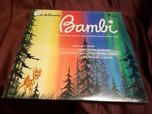 DISNEY-BAMBI-Original-Movie-Soundtrack-12-034-Vinyl-LP-1963-Original-issue-New
