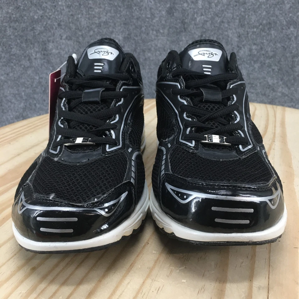 Fubu Zapatos Mujer 11 Jamison Tenis para Correr Negro Malla Parte Superior Baja 122300-08A Foto 4 de 4