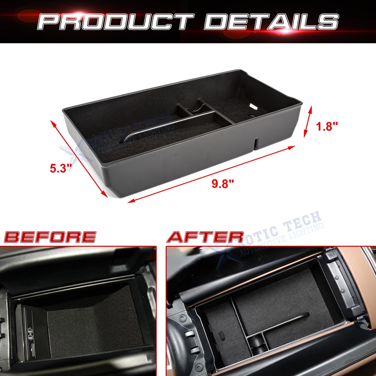 ABS Central Armrest Storage Coin Container Tray Mercedes-Benz E