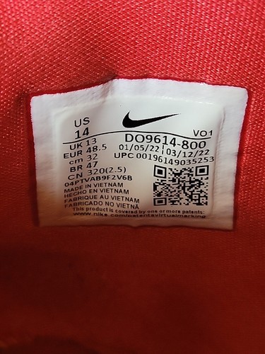 Nike Kyrie Infinity 1 World 1 People Orange Basketball Mens | Size 14 DO9614-800 - Picture 11 of 14