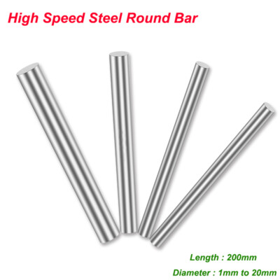 HSS Round Bar Dia 1mm-20mm High Speed Steel Rod HRC 62 