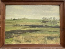 Impressionist Edvard Sarvig 1894-1968 Summer Landscape in Denmark 1942