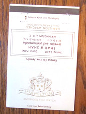 ROYAL FLASH MATCHCOVER: SHAH & SHAH JEWELERS WASHINGTON, DC MATCHCOVER -D19